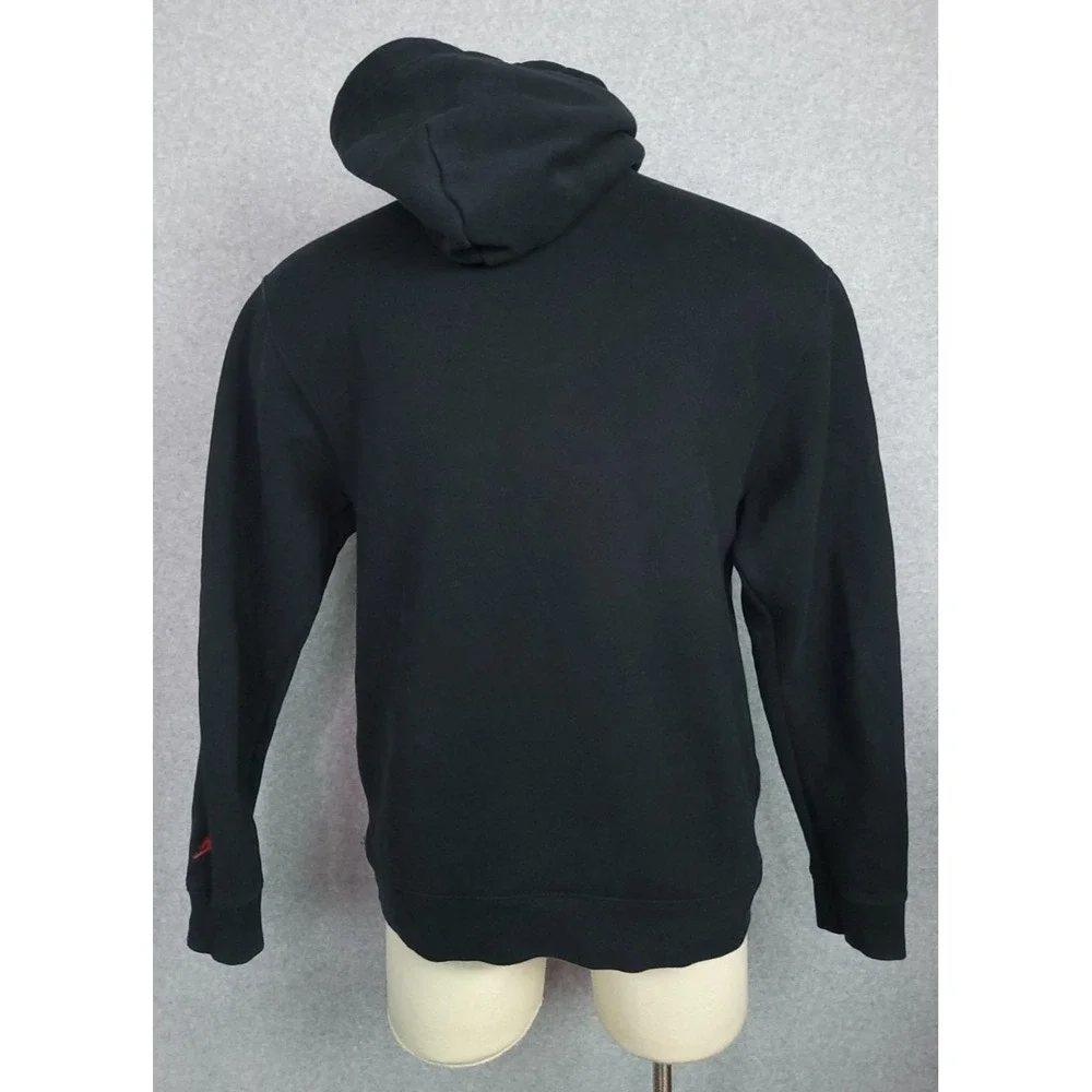 Nike Air Jordan Essentials Stitch‎ Graphic Fleece Hoodie Black DC9713-010 Medium